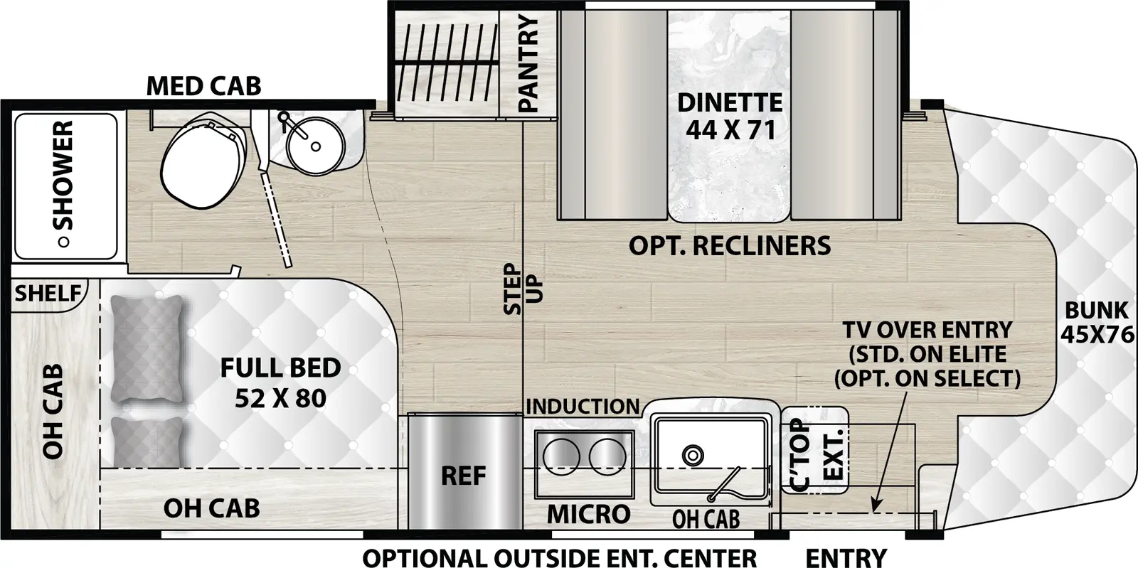 Prism 24CBE Floorplan